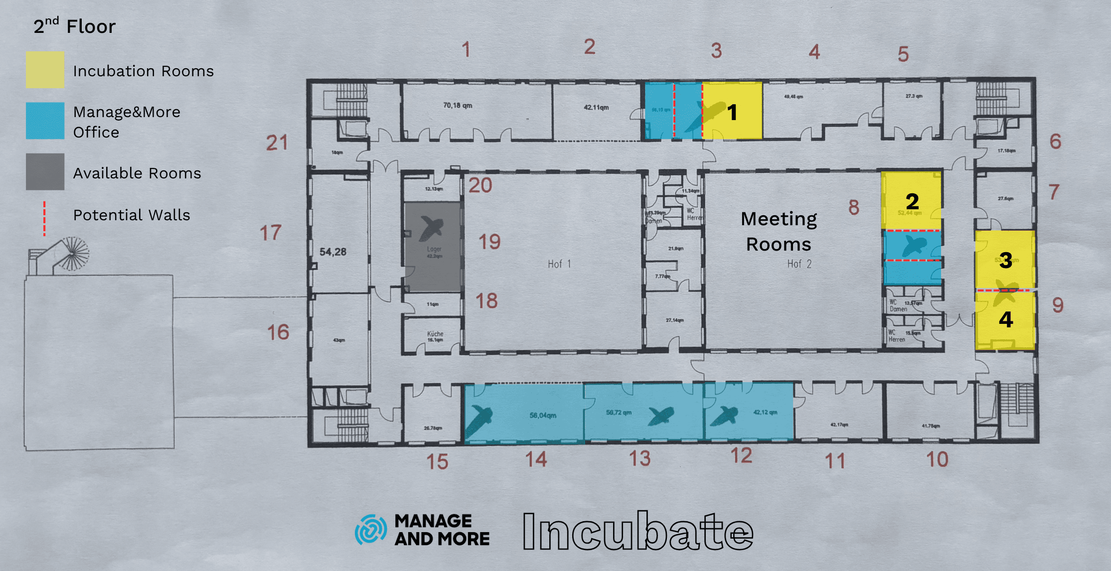 Office floor plan